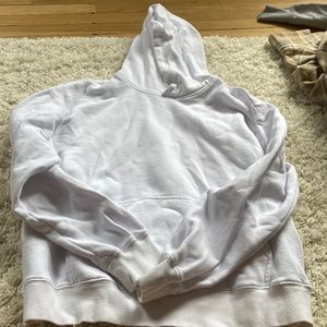 Classic white hoodie